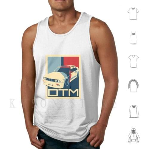 E30 M3 Vintage Dtm Racing Style Tank Tops Vest Sleeveless E30 Mtech Mtechnik Classic Classic Car Shark Nose Shark Oldschool