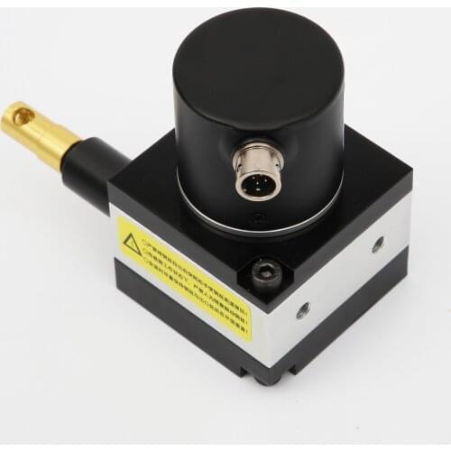 Economical pull rope displacement pull-line displacement sensor full metal high-precision position measurement 1 meter range