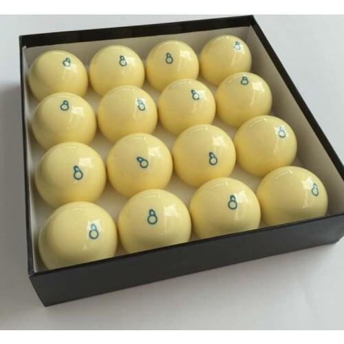 16pcs/set Resin Magnetic White Ball 57.25mm Coin Billiard Table Gourd Magnet White Balls 2 1/4 Billiards Balls