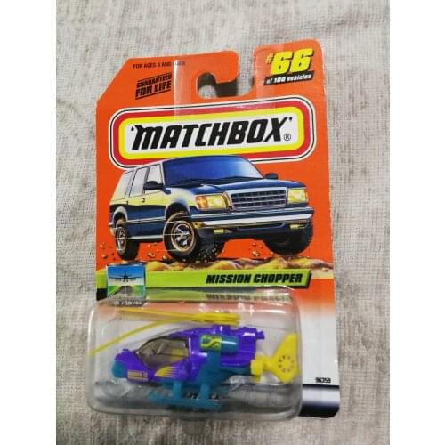 Matchbox 1/64 mission chopper Collection Metal Die-cast Simulation Model Cars Toys