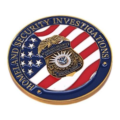 Fashion Cheap Custom 3D Silver Metal Round Military Challenge Coins for Promotion Gift