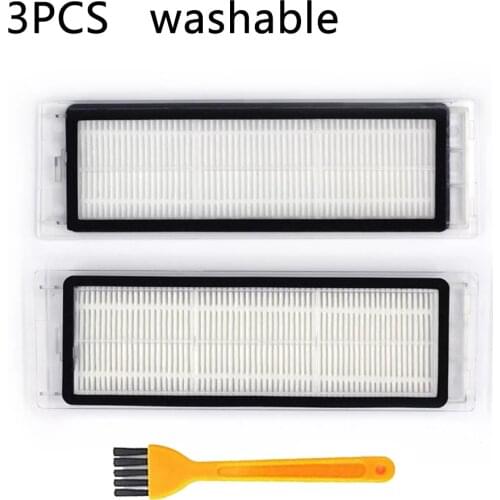 3pcs washable filter for Xiaomi Xiaomi Mijia 1/2 / 1S Roborock S5 S6 Max S50 S60 household cleaning tools and accessories