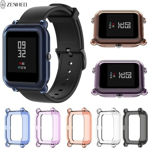 Soft TPU Protector Case For Xiaomi Huami Amazfit Bip Lite Youth Watch Protective Shell Cover