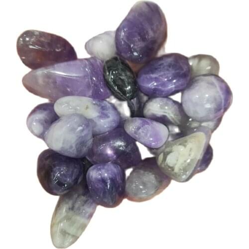 Natural Dream Amethyst Gravel Quartz Crystal Stone Specimen Healing for Chakra Healing home decoration Fish Tank