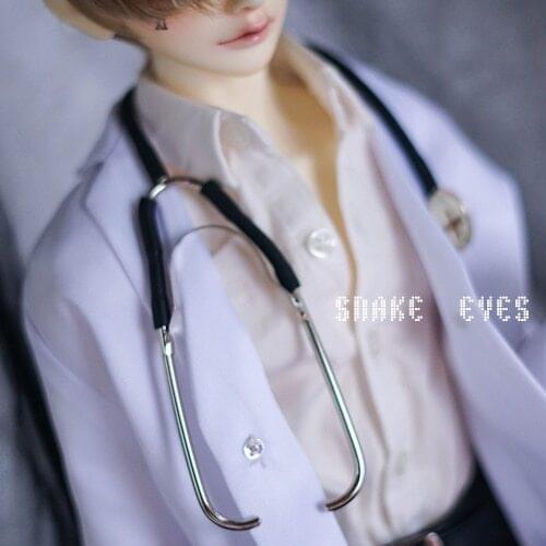NEW Bjd Doll Doctor Metal Stethoscope Photo Props Suitable for 1/3 Uncle Doll Accessories