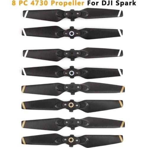 8pcs Propeller For DJI Spark Quick Release 4730F Folding Props 4730 CW CCW Blades Spare Parts Replacement Drone Accessories