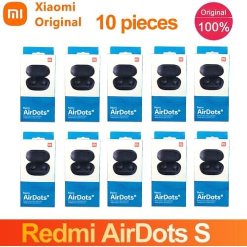 10 Pcs/Wholesale Original Xiaomi Airdots S Tws Earbuds Wireless Headset Bluetooth 5.0 Gaming Headset Button With Microphone Voic