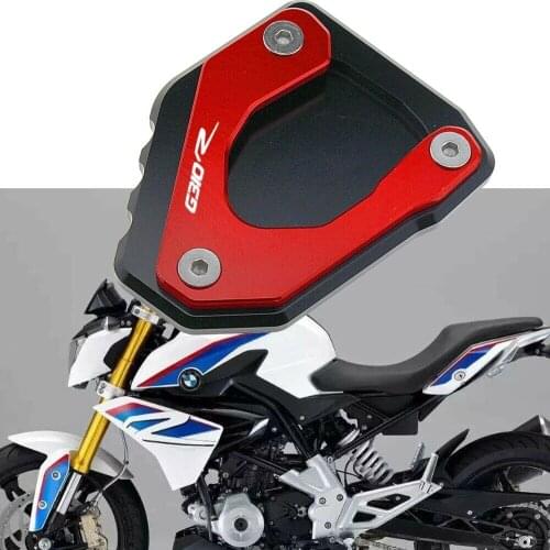 Kickstand Extension Plate Foot Side Stand Enlarge Pad For BMW G310R G 310 R 2017-2018