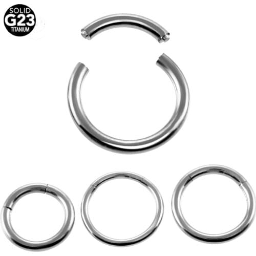 1pc Hot Selling G23 Titanium Segment Captive Ring Nose Labret Lip Ring Body Piercing Jewelry Fashion Piercing Nose Body Jewelry
