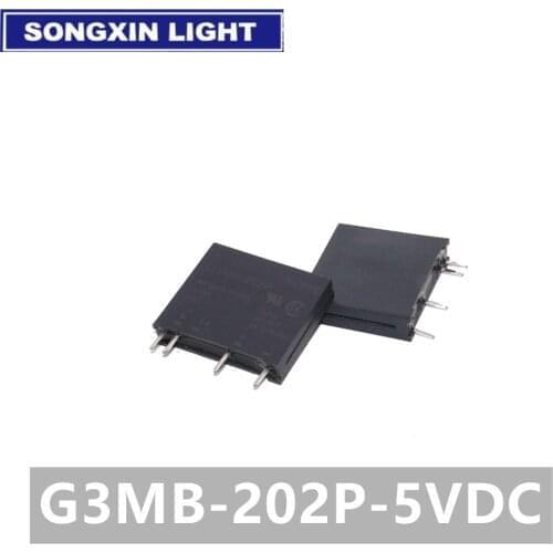 10pcs Solid state relay G3MB-202P-5VDC G3MB-202P-5V G3MB-202P DC-AC PCB SSR In 5VDC,Out 240V AC 2A