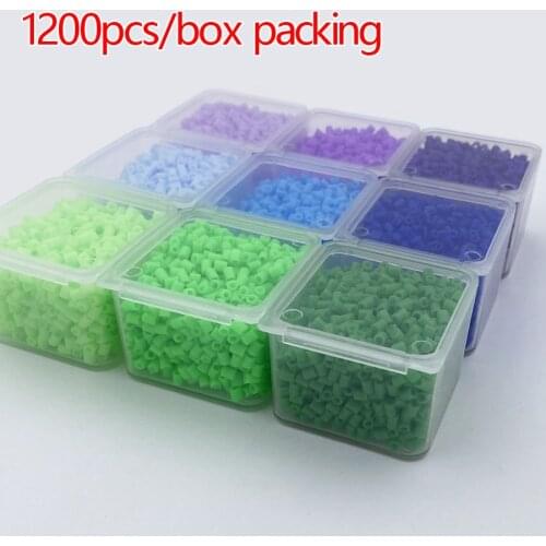 2.6mm Hama Beads PUPUKOU Perler Easy to Store For Kids Iron Beads Fuse Handmade Gift Children Toy