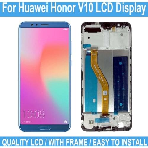 5.99" For Huawei Honor V10 BKL-AL20 BKL-L04 BKL-L09 BKL-TL10 Touch Screen LCD Display For Honor View 10 Digitizer Replacement