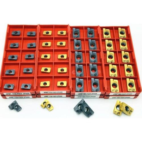 APMT1604 APMT1135 PDER DP5420 DP5320 carbide insert APMT1604PDER APMT1135PDER milling cutter finishing CNC milling insert