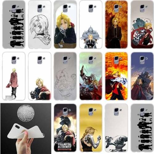 Phone case Cover Fullmetal Alchemist anime FOR Coque Samsung Galaxy J6 J4 J8 J7 2018 Plus J3 J5 J7 Prime Pro 2017 2016 Casse