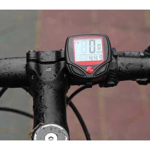LCD Digital Display Speedometer Wireless MTB Road Portable Waterproof Bicycle Computer Waterproof Cycling Elements