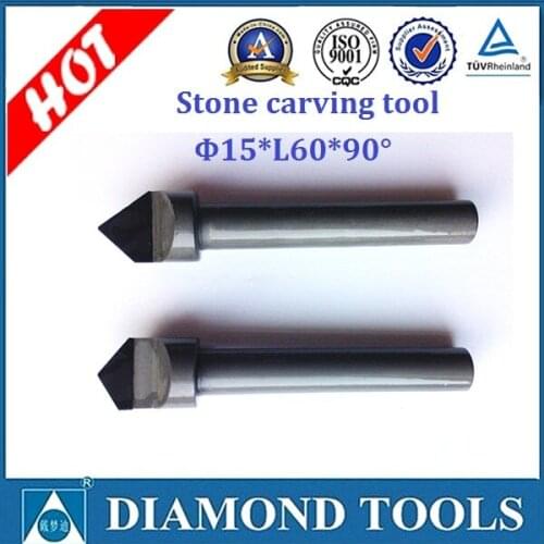 Diameter 15mm PCD engraving tool DPJ 1545 L60 stone carving tools big letter
