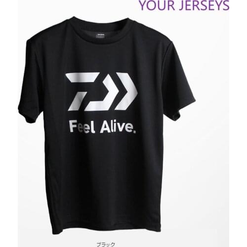 Daiwa Tshirt Brand New Fishing Polo Tee Quick Dry Breathable Sports Outdoor Men Clothing Short Sleeve Top