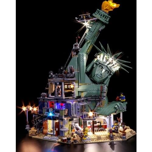 Led Lighting Kit for 70840 MOVIE 2 Welcome to Apocalypseburg! Building Blocks Model (NOT Included The Model)