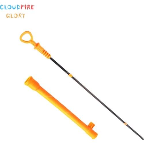CloudFireGlory 06B115611B 06B115611R 06A103663B Engine Oil Dipstick Level & Tube Boot For VW Golf Jetta Beetle 1999-2005 2.0L