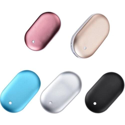 5200mAh Mini Hand Warmer Power Bank For Xiaomi Mi iPhone Samsung Powerbank Portable USB Charger External Battery Pack Power Bank