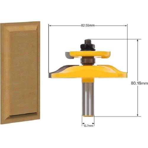 Cabinet Door Rail Stile Milling Cutter Carbid Woodworking Router Bit Wood Tool Floor Puzzle Knives Panel Raiser Glue Joint