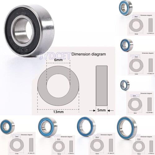 Rubber Sealed Bearing Miniature Ball Deep Groove (Various sizes) For All RC Model Car Heli and Plane