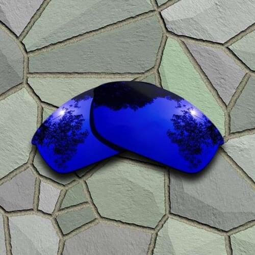 Violet Blue Sunglasses Polarized Replacement Lenses for Oakley Flak Jacket