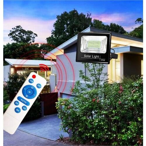 Solar Outdoor Lamp Motion Sensor Light100W 200W Solar Light Remote Control Floodlight Spotlight Light lLED Lamp