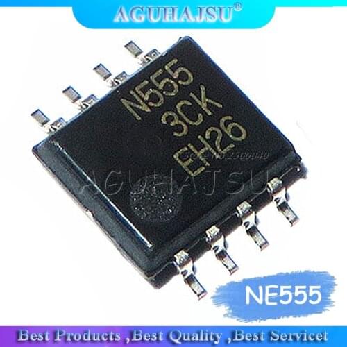 20PCS/Lot NE555 NE555N 555 NE555DR NE555DT SMD Chip SOP-8 New Original sop8