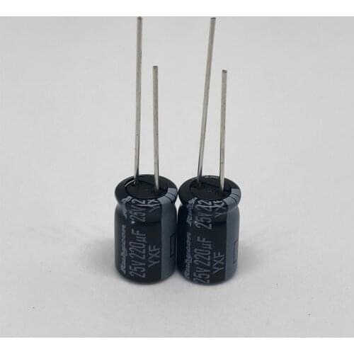 20PCS New and Original Rubycon 25V220UF 8X11.5MM 220UF 25V YXFSeries Long life low Impedance Made in Japan