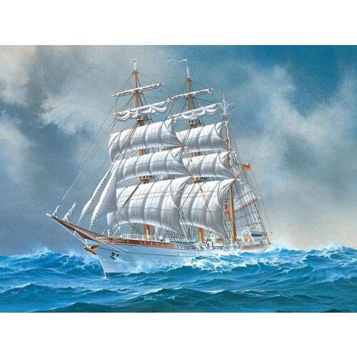 5D Diy Diamond Painting Cross Stitch Landscape Sailboat Home Decor Full Rhinestones Mosaic Inlay Diamond Embroidery Handcraft