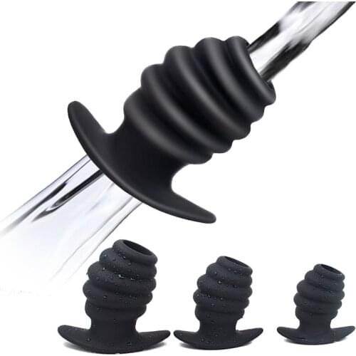 Enema Anal Dilator Hollow Anal Plug Douche Anal Extender Sex Toys for Gay Butt Plug Anal Vagina Expansion Erotic Intimate Goods