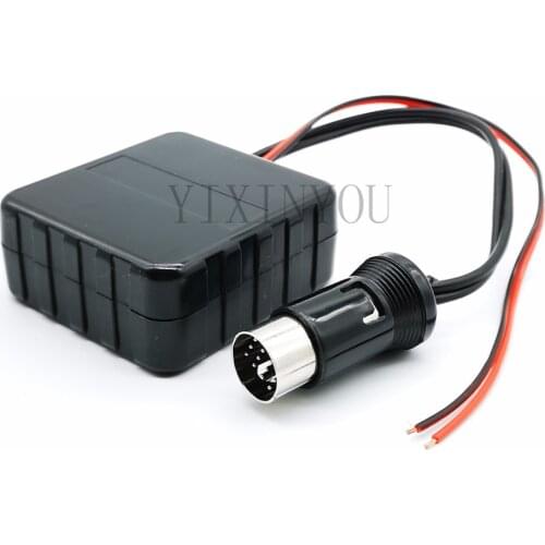 Car bluetooth 5.0 Module Aux Receiver Cable Wireless Adapter For Kenwood 13PIN CD Host Machine HIFI Radio Media with wave filter