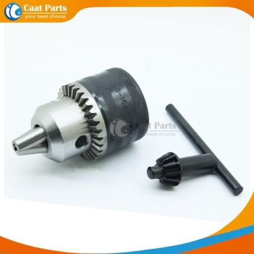 Free shipping! 3.0~16mm Drill Chuck 1/2" 20UNF Mount with Key for Electric Drills Power Tools Accessories