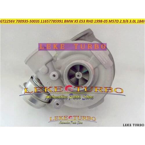 Free Ship GT2256V 700935 700935-5003S 700935-0001 11657785993 7785993B 7785993C03 Turbo For BMW X5 E53 1999-03 M57D 3.0L