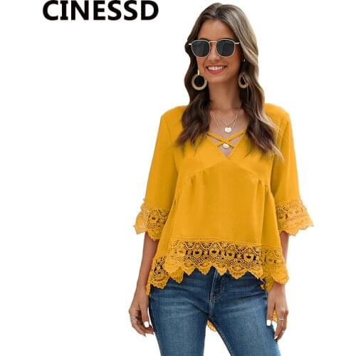 CINESSD Lace Blouses