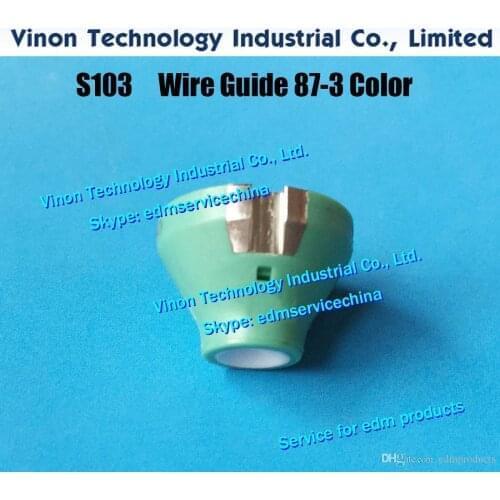 D=0.22mm Wire Guide 87-3 Color 0206108,3080982 edm Lower Diamond Wire Guide S103 0.22mm J03646A for AQ,A,AP,EPOC wire-cut edm