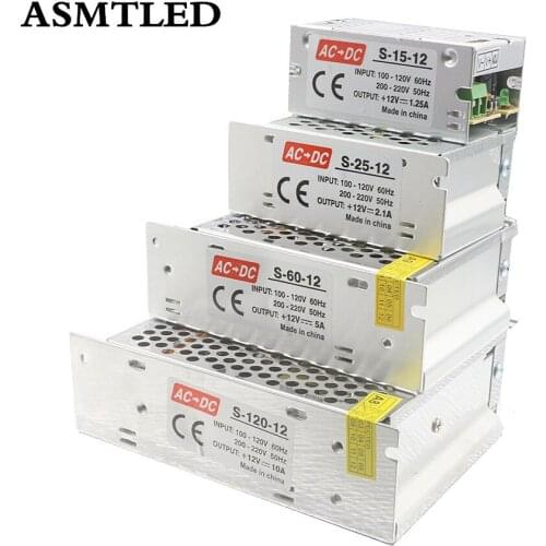 DC 5V 12V 24V 1A 2A 3A 5A 10A 15A 30A 40A 60A lighting Transformers LED Driver Power Adapter LED Strip light Switch Power Supply