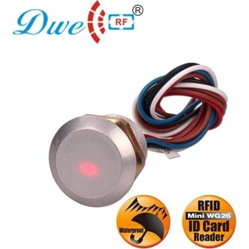 DWE CC RF wholesale mini LF rf id wiegand 26 125khz rfid card reader price waterproof fireproof
