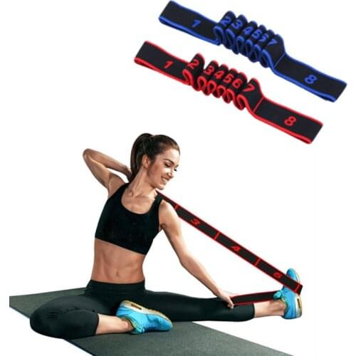 Professional Gymnastics Adult Latin Training Bands Multi-functional Pilates Yoga Stretch Resistance Bands Fitness Elastic Band