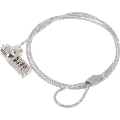 Hot 4 Digit Security Password Computer Lock Anti-theft Chain For Notebook PC Laptop Anti-theft Lock Combination Security Lock