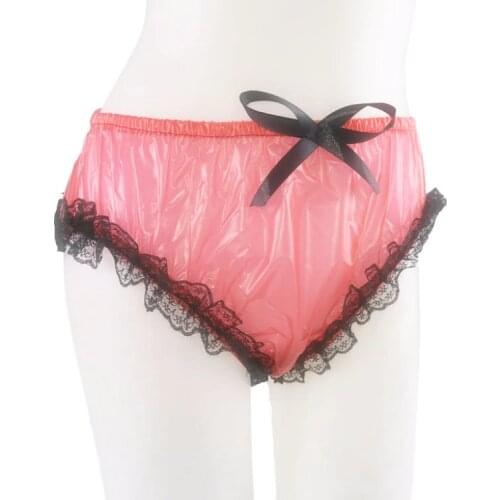 Haian PVC Cami Briefs Lace Panties Ladies Briefs STL01-8