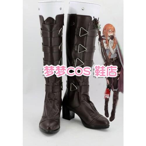 Game Girls Frontline Springfield COS Cosplay Costume Halloween Carnival Battle Unifrom Shoes boots Custom Made