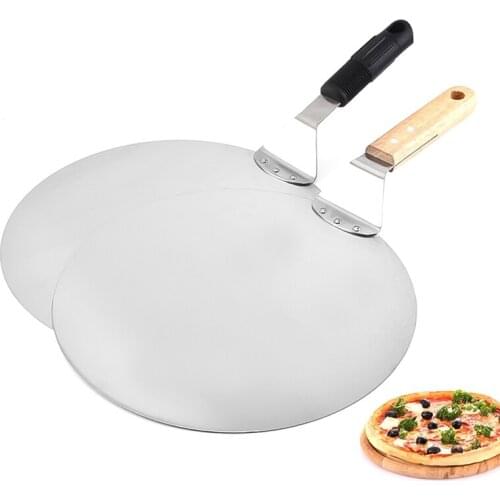 12-inch Stainless Steel Blade Quality Pizza Spatula For Oven Pizza Shovel Stainless Pizza Paddle Cake Transfer Baking Tool