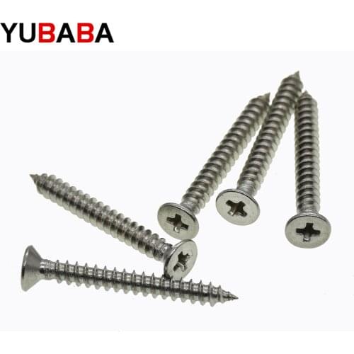 M1 M1.2 M1.4 M1.7 M2 M2.2 M2.6 M3 M3.5 M4 M5 M6 Stainless Steel Standoff Phillips Countersunk Head Self-tapping flat Wood Screws