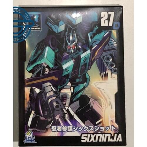 MFT MF27D Blue Six-sided Beast Ninja Staff Animated Color Small Scale Model Toy