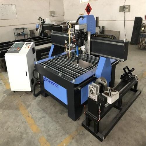 Mini 1212 plasma cutting machine with drilling head/ cnc plasma cutter table for sale/ flame plasma machine cnc cutter