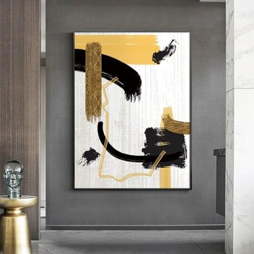 Nordic Light Luxury Creative Living Room Entrance Corridor Abstract Simple Modern Fashion Bedroom Frameless Printing Paintings