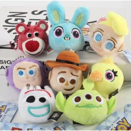 New Pixar Movie Toy Story 4 Anime Forky Bunny Woody Alien Buzz Lightyear Rex Jessie Stuffed Doll Cartoon Plush Toys Kids Gift