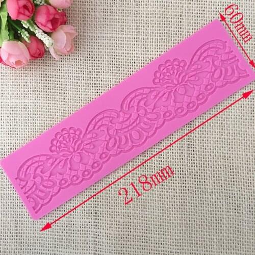 New lace cake around the edge of the decorative lace silicone mold Wedding cake printing embossing tool Sugar craft mold